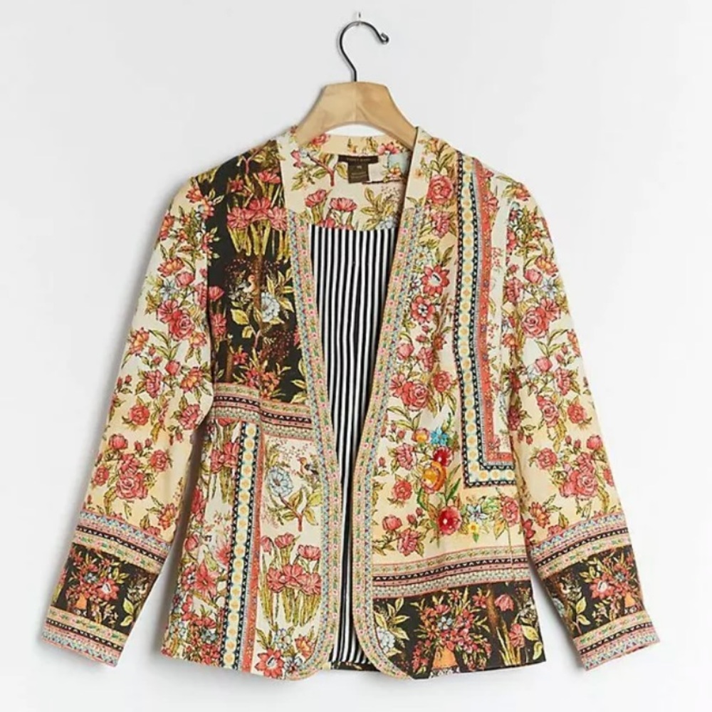 Floral Multicolor Women's Jacket